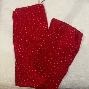 Hollister women’s red pajama pants sz L